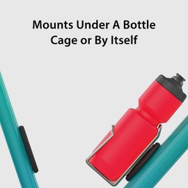 Elevation Lab TagVault™ AirTag Bike Security Mount (2 Pack) - The Waterproof AirTag Bike Holder | Hidden Under Bottle Cage or Alone | Titanium Security Screws with Driver