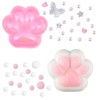 AYNKH 2PCS Cat Paw Squishy Toy,New Cat Pink Squeeze Foot
