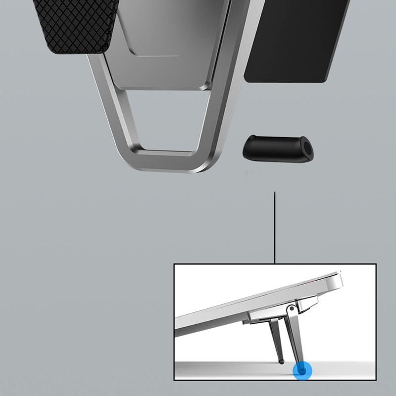 2Pcs Metal Folding Laptop Stand Portable Mini Support Base Raised
