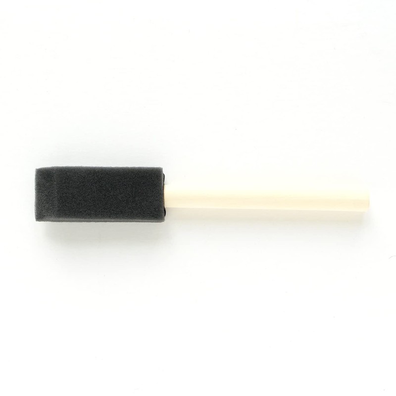 Japanese String Button Sponge Brush, Small, Width 1 inch (2.54