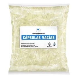 Capsulas Vacias No. 2 Transparentes, 10 Millares