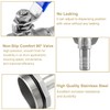 Drum Faucet for 55 Gallon Drum, 2" Stainless Steel Barrel
