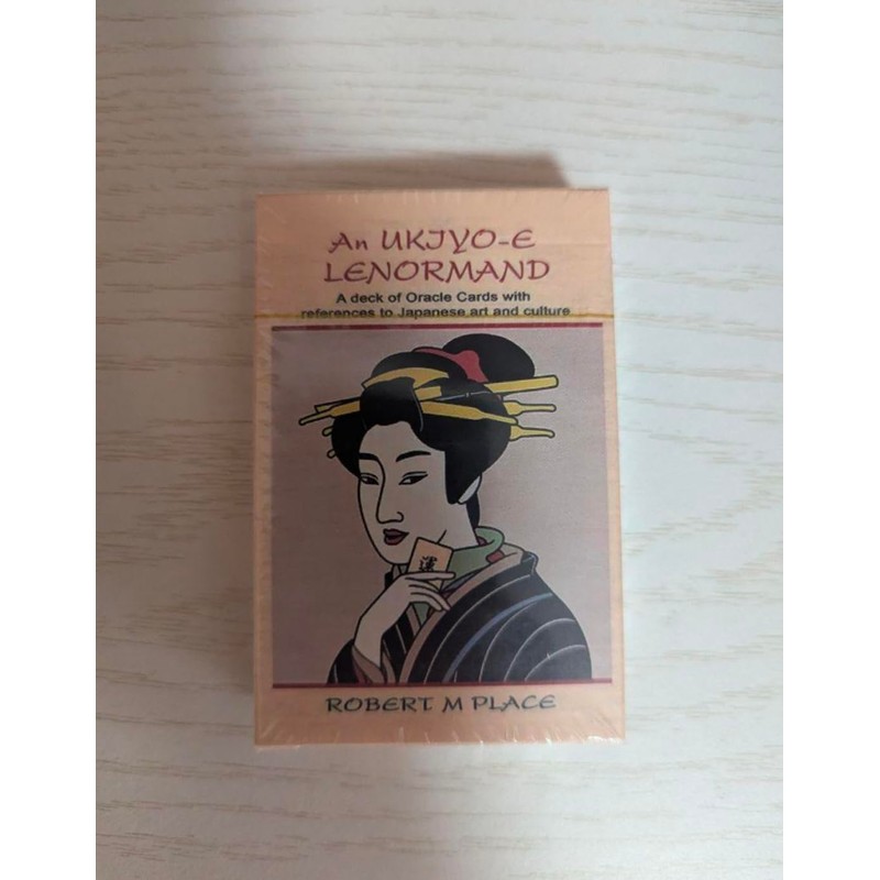 Ukiyo-e Style Renorman Cards, Set of 36, Japanese Design, Caramel