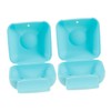 TOVINANNA 4sets Portable Holder Plastic Storage Case Compact Period Carrier