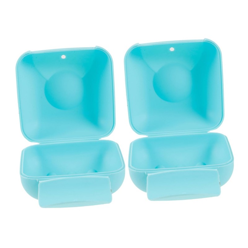 TOVINANNA 4sets Portable Holder Plastic Storage Case Compact Period Carrier