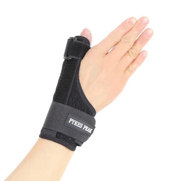 PYKES PEAK Thumb/Wrist Supporter, Mesh Material, Thumb Supporter, Thumb Fixation, Breathable, Wrist Fixation, One Size Fits Most, For Left and Right Use