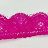 1 Inch Rose Color Elastic Lace Ribbon, 5 Yard Sewing