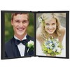Neil Enterprises Inc. 5" x 7" Black Leather Self-Stick Photo