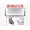 Tail Light Panel Stainless Steel with Four 4.49" and Six