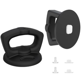 Silicone Universal Pot Lid Replacement Knobs Pan Lid Holding Handles Anti-scald Cookware Cover for Kitchen Glass Lid 2 Pack Black