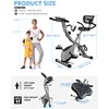 Indoor Exercise Bike for Seniors, 5 IN 1 Foldable Stationary