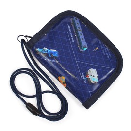 COLORFUL CANDY STYLE N5617300 Coin Case with String for Children, Car Community Transportation Infrastructure