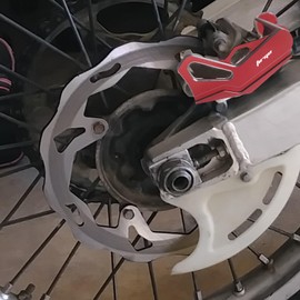 CNC Aluminum Caliper Guard for CRF250R CRF250X CRF450R CRF450X CRF450RX CRF 250R 250X 450R 450X 450RX