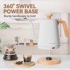Nueve&Five Gooseneck Electric Kettle with Thermometer,Electric Tea Kettle 1L with