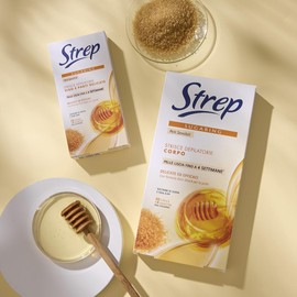 Sugaring Enthaarungsstreifen aus Zucker Körper 20 Streifen