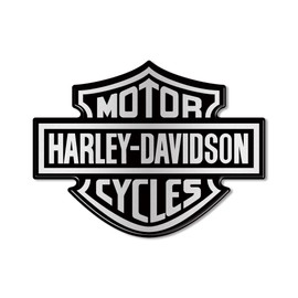 labelbike - 3D Resin Sticker EMBLEM LOGO for Motorcycle Tank compatible with HARLEY DAVIDSON - size 9.5x7 cm