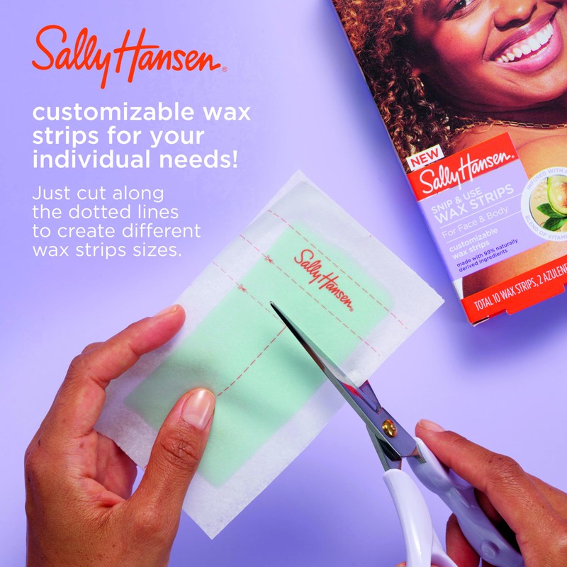 Sally Hansen Snip & Use Wax Strips Kit | Face