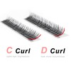 EXTENIFY 14mm Individual Lashes D Curl 20D Cluster Lashes 120pcs