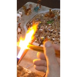 Murano Glass, 4 1/2 inches, Handcrafted Unique Standing Arabian Horse Figurine