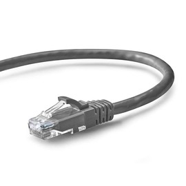 NavePoint Patch Cable, CAT6, 24AWG/7 * 0.18 MM, 25 Ft, Gray
