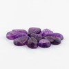 CRYSTALIS Wholesale 10pcs Natural Amethyst Carved Loose Gemstone Bulk Cabochons