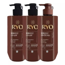 Rye 려 흑운 볼륨 앤 모근강화 샴푸 592ml x2 + 컨디셔너 592ml Black Bean Volume & Root Strengthening Shampoo 592ml x2 + Conditioner 592ml
