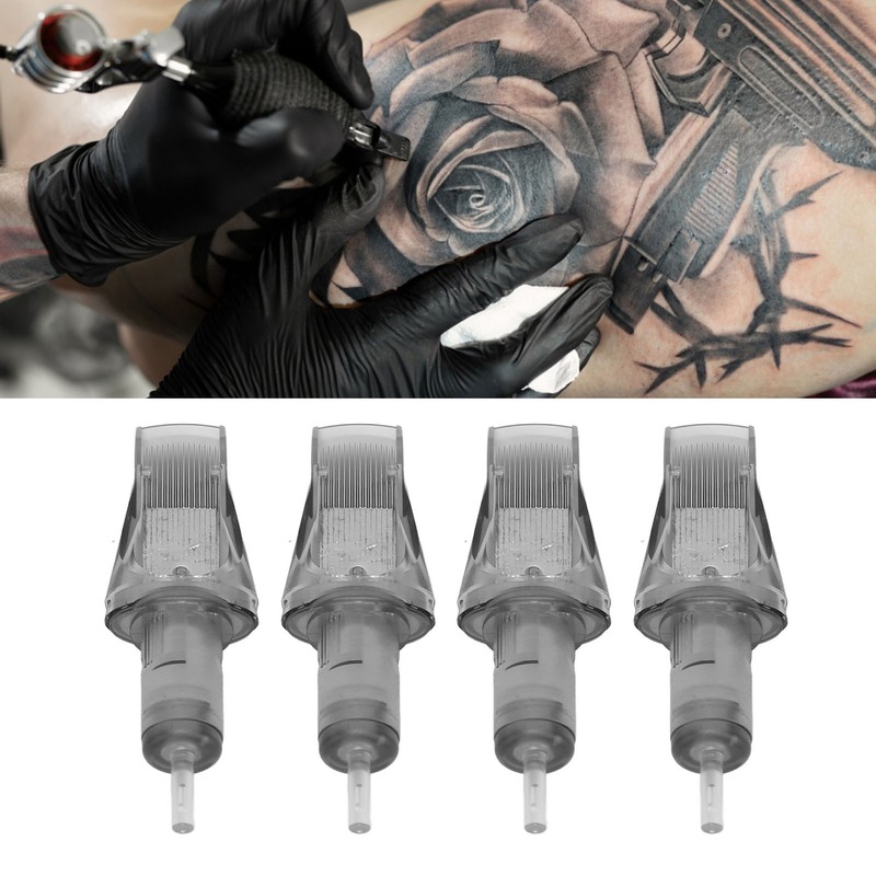 10pcs Shading Cartridge Needle Professional Stainless Steel Disposable Flat Blade