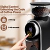 DITOSH Electric Coffee Grinder Touchscreen 2-14 Cup Conical Burr Coffee
