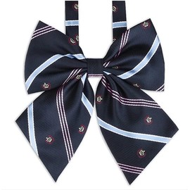 Coollooda Uniform Ribbon Tie Ribbon Lolita Junior High School Student High School Student Boys Girls Multicolored Suit Girls Entrance School Graduation Ceremony Elementary School Students DK JK Blue 13 x 15 cm (2 PCS Blue)