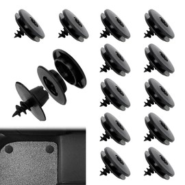 12Pcs Universal Car Floor Mats Clip Mounting Clips, Foot Mat Holder Carpet Lock Clips Anti Slip Carpet Buckle Fastening Closure Clip Universal - 3-in-1 Fixing Clip for Vehicles,Floor Mats,Panel