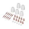 Plasma Electrode Tip Nozzle Cutter Torch Consumables Kit Welding Cutting