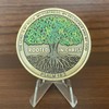 Rooted in Christ Solid Christian Challenge Coin Faith-Based Challenge Coin