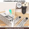 Pull Out Spice Rack Organizer for Cabinet, 3 Packs Slide