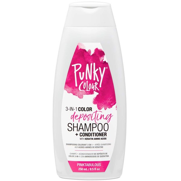 Punky Punktabulous 3-in-1 Color Depositing Shampoo & Conditioner with Shea Butter and Pro Vitamin B that helps Nourish and Strengthen Hair, 8.5 oz