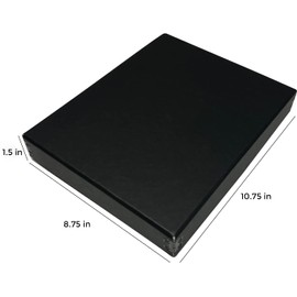 Lineco Museum Archival Storage Box, 17.75x22.75x3 in. Drop Front Design. Acid-Free with Metal Edge. Organize Photos, Pictures, Prints, Documents, Crafts, DIY. Tan, 2 Pack