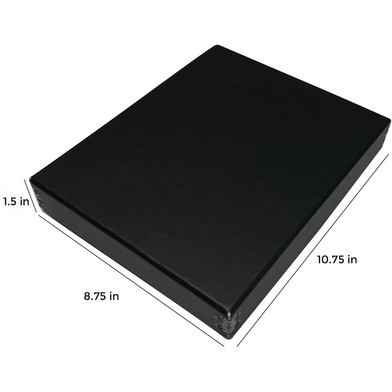Lineco Museum Archival Storage Box, 17.75x22.75x3 in. Drop Front Design.