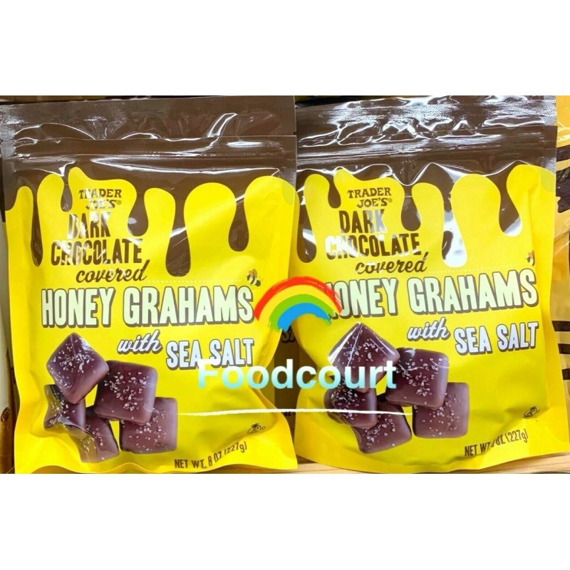 Trader Joe's 2 Packs Trader Joe's Dark Chocolate Covered Honey