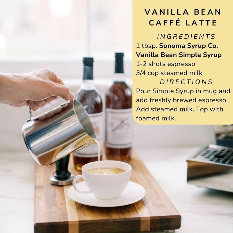 Sonoma Syrup Co Vanilla Bean Infused Syrup, 25.4 Fl Oz