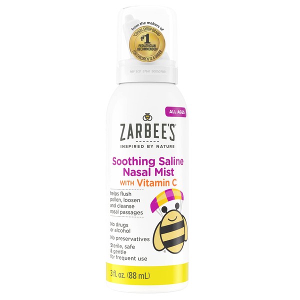 Zarbee's Children's Sinus Nasal Spray with Vitamin C, 88 ml