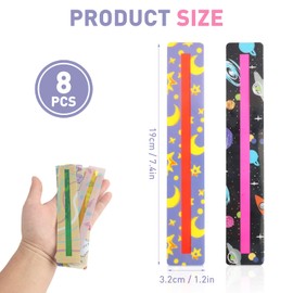 Reading Ruler, 8 Reading Rulers for Dyslexia Dyslexia Reading Aids Dyslexia Reading Ruler Children's Size Guide