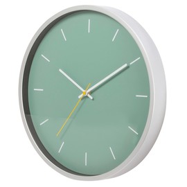 Kiera Grace Wall Clock, 14 Inch, Reyes Teal Simple Modern Wall Clocks Battery Operated, Silent Non Ticking Bright Color Home Decor for Living Room, Kitchen, Bathroom