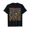 Mixed Flowers Bouquet Wildflowers Floral Pattern Aesthetic T-Shirt