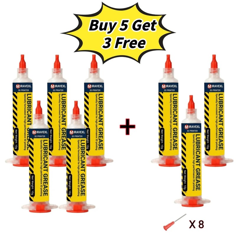 White Lubricant Grease for 3D Printer Maintenance – Rail &