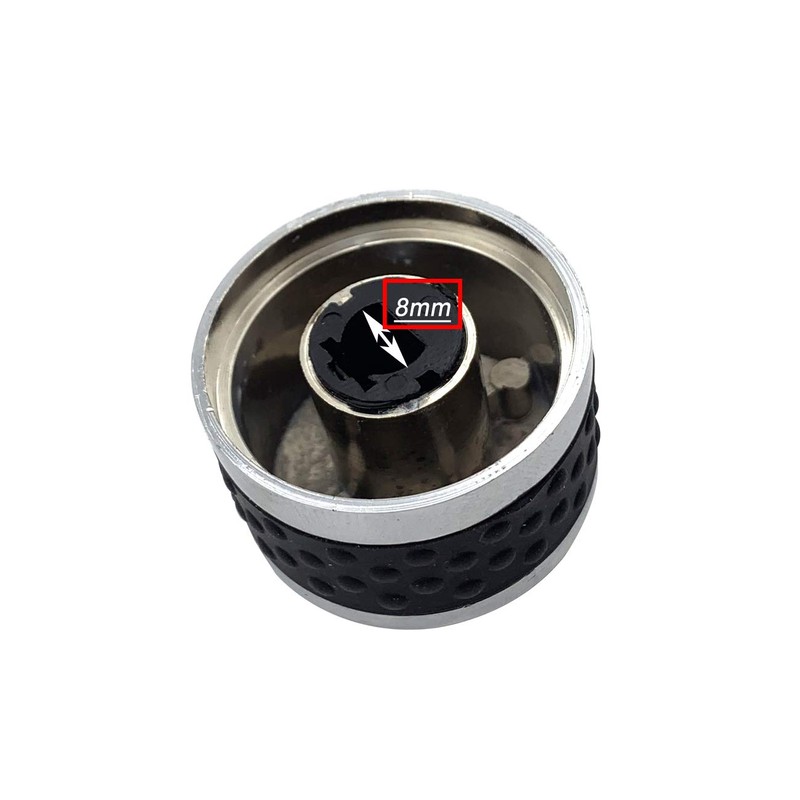 Meter Star 2 x Universal Metal Gas Grill Control Knobs