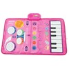 2 in 1 Touch Piano Drum Mat Early Educational Portable