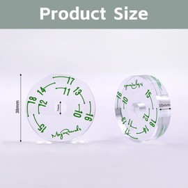 45RPM Vinyl Record Adapter Acrylic Record Center Adapter for 7" Vinyl Records