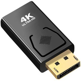 displayport hdmi convert DP to HDMI adapter 4K 30Hz Protective Extension Cord Plug & Play Gold Plated Connector for Laptop TV Projector Monitor (4K30Hz)