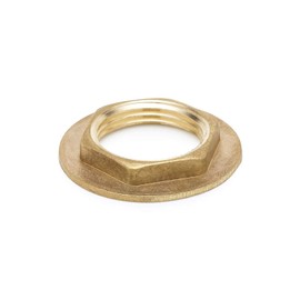 Brass Locknut 1/2" NPT Female - 0,5 inch Lock - nut Spacer NPT Female Lock Nut 1/2 inch Hex Lock Nut for Plumbing