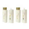 HONBAY 4pcs Retractable Double Side Golf Cleaning Brush Club Ball