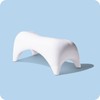 TUSHY Ottoman - Color: White, Size: Relaxed